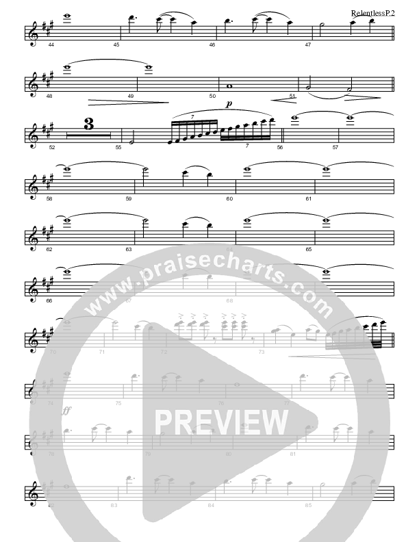 Relentless Violin 1 (David Glenn)