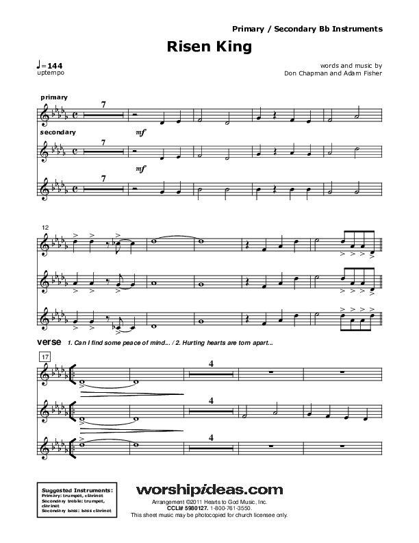 Risen King Bb Instruments (Don Chapman)