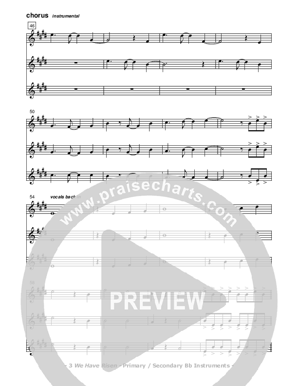 We Have Risen Bb Instruments (Don Chapman)