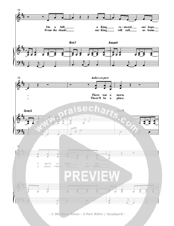 We Have Risen Piano/Vocal (SAT) (Don Chapman)