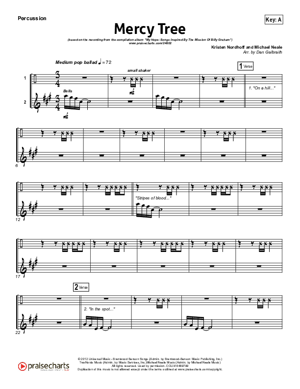 Mercy Tree Percussion (Lacey Sturm)