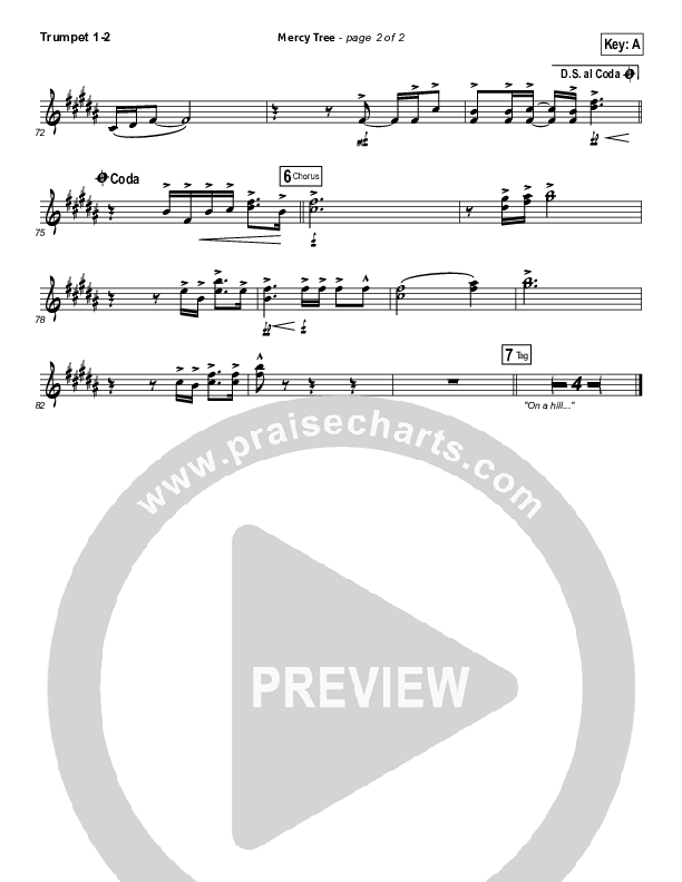 Mercy Tree Trumpet 1,2 (Lacey Sturm)