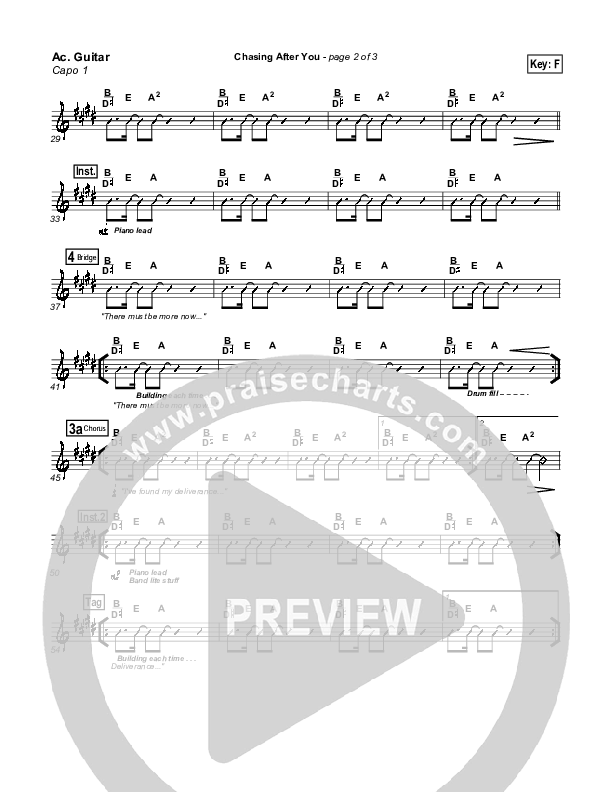 Chasing After You Acoustic Guitar (Bethany Music / Jonathan Stockstill)