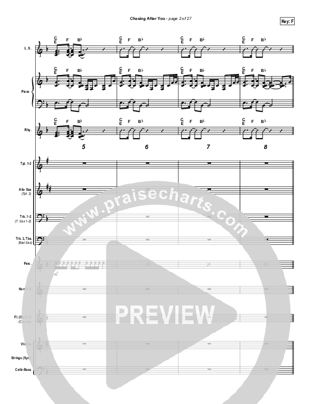 Chasing After You Orchestration (Bethany Music / Jonathan Stockstill)