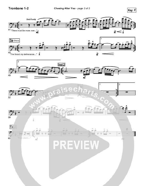 Chasing After You Trombone 1/2 (Bethany Music / Jonathan Stockstill)