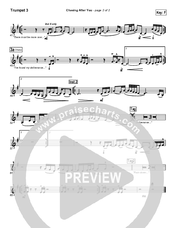 Chasing After You Trumpet 3 (Bethany Music / Jonathan Stockstill)