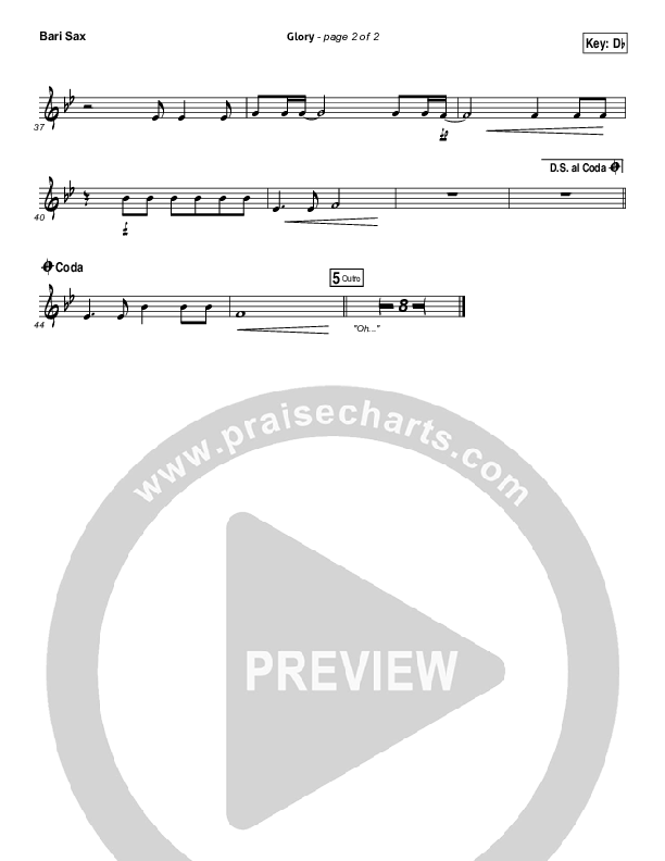 Glory Bari Sax (Phil Wickham)