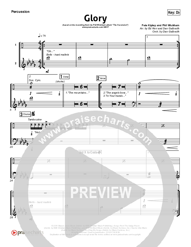 Glory Percussion (Phil Wickham)