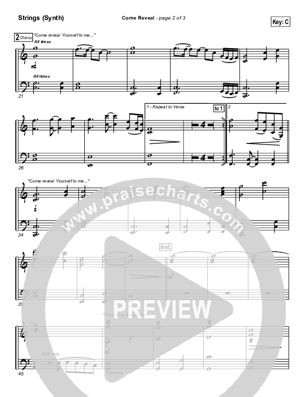 Come Reveal Synth Strings (Bethany Music / Jonathan Stockstill)