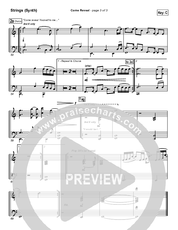 Come Reveal Synth Strings (Bethany Music / Jonathan Stockstill)