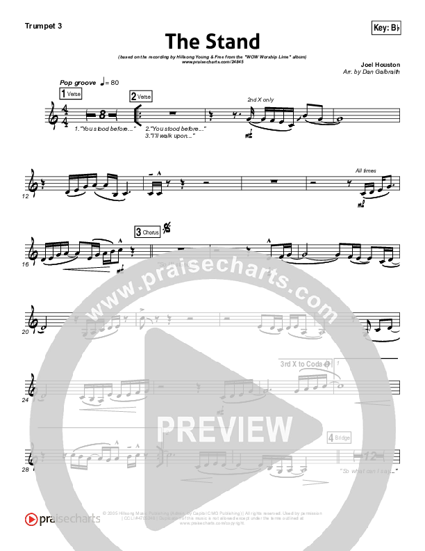 The Stand Trumpet 3 (Hillsong Young & Free)