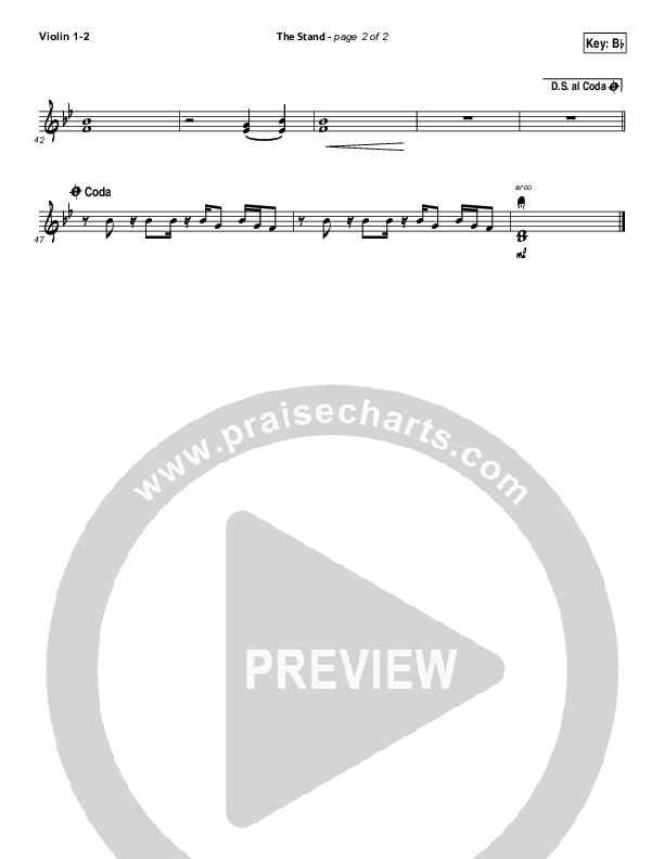 The Stand Violin 1/2 (Hillsong Young & Free)