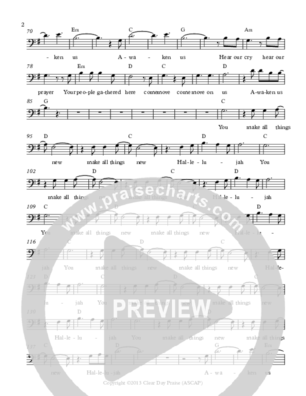 Awaken Us Lead Sheet (Antioch Live)