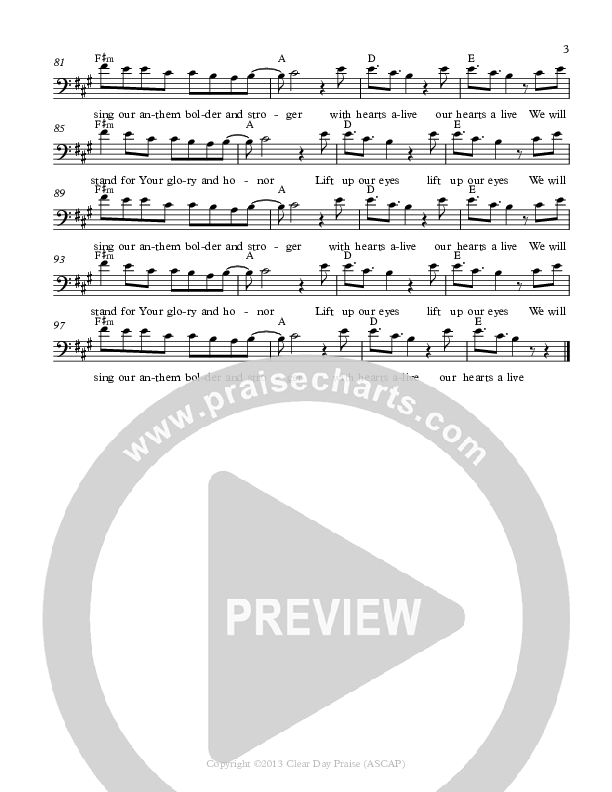 God And King Lead Sheet (Antioch Live)