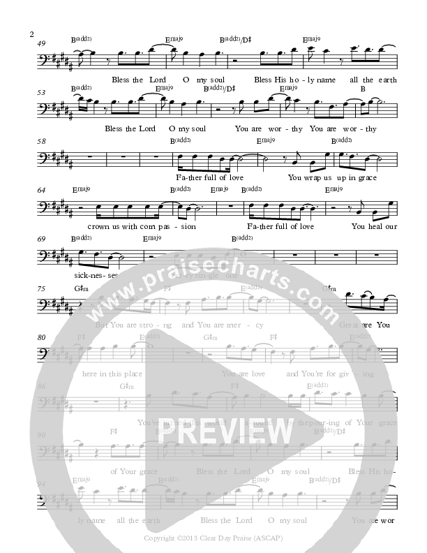 One Hundred Three Lead Sheet (Antioch Live)