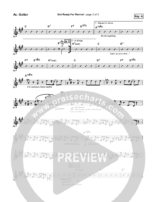 Get Ready For Revival Acoustic Guitar (Bethany Music / Jonathan Stockstill)