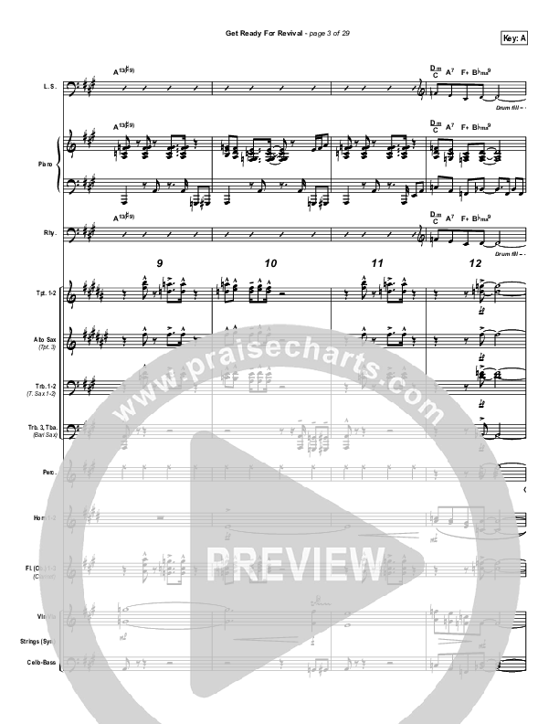 Get Ready For Revival Conductor's Score (Bethany Music / Jonathan Stockstill)