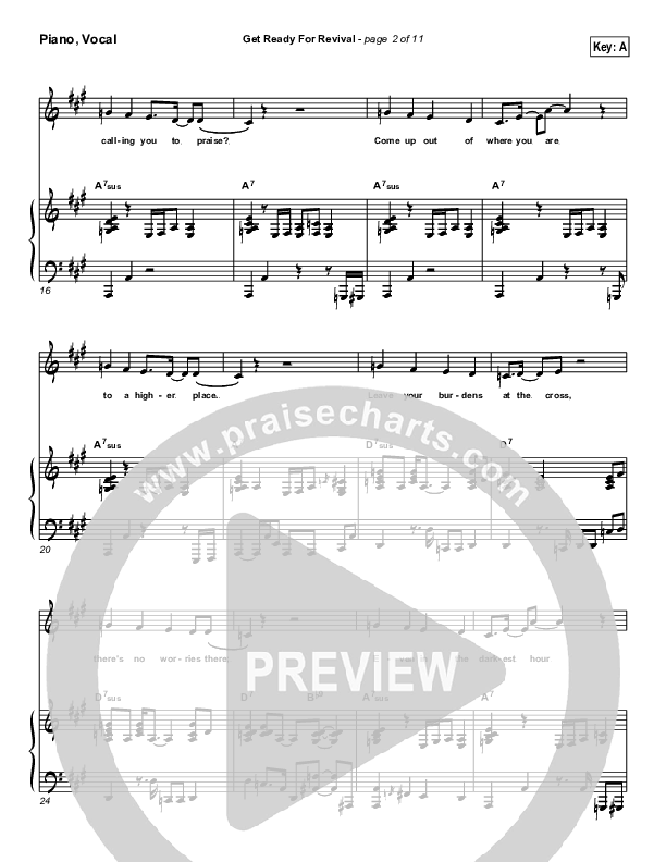 Get Ready For Revival Piano/Vocal (Bethany Music / Jonathan Stockstill)