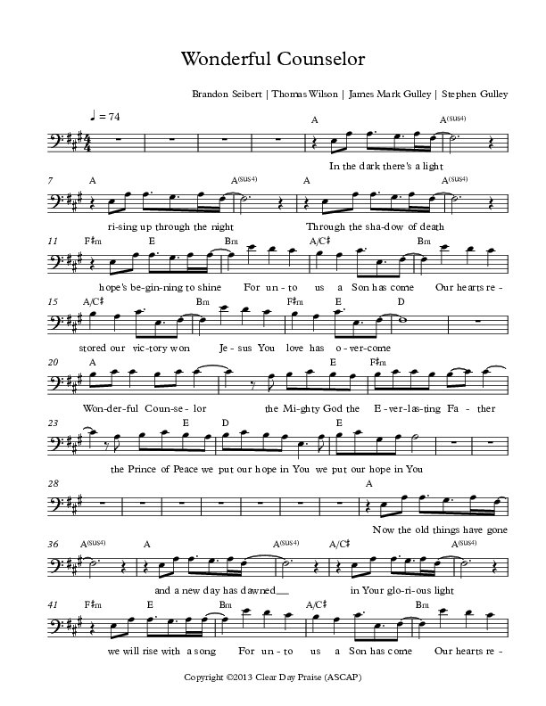 Wonderful Counselor Lead Sheet (Antioch Live)