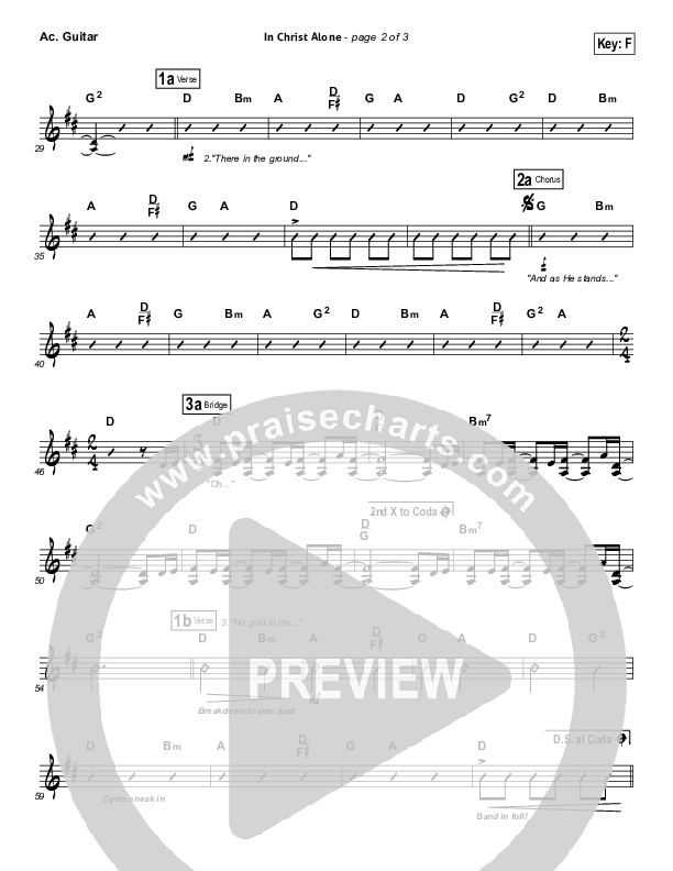 In Christ Alone (Choral Anthem SATB) Acoustic Guitar (Kristian Stanfill / Passion / NextGen Worship / Arr. Richard Kingsmore)