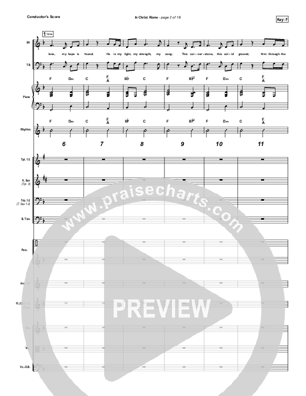 In Christ Alone (Choral Anthem SATB) Orchestration (Kristian Stanfill / Passion / NextGen Worship / Arr. Richard Kingsmore)