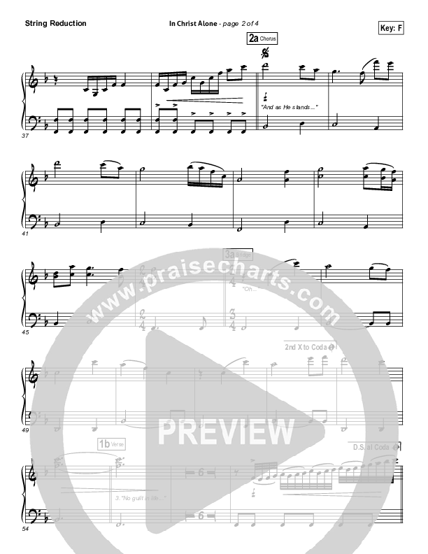 In Christ Alone (Choral Anthem SATB) Synth Strings (Kristian Stanfill / Passion / NextGen Worship / Arr. Richard Kingsmore)