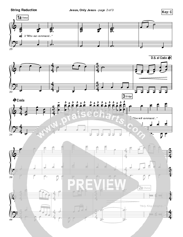 Jesus Only Jesus (Choral Anthem SATB) Synth Strings (Matt Redman / NextGen Worship / Arr. Richard Kingsmore)