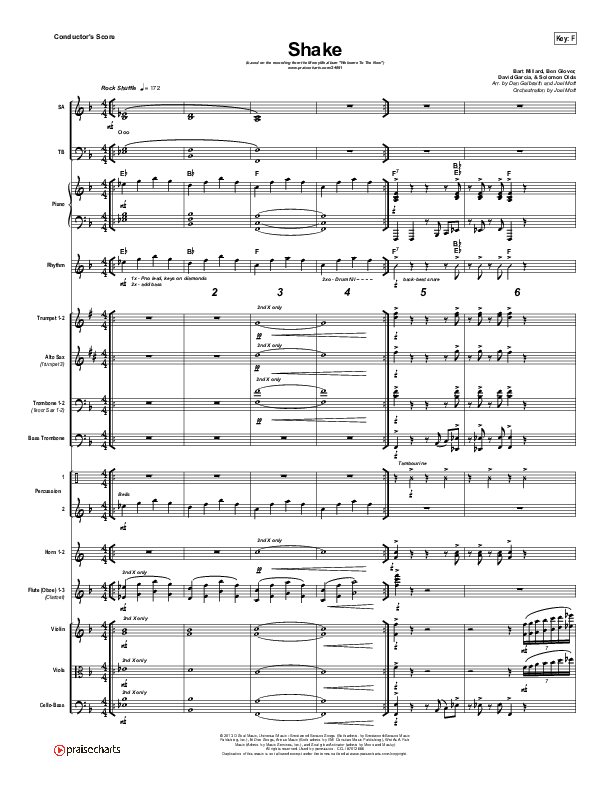 Shake Conductor's Score (MercyMe)
