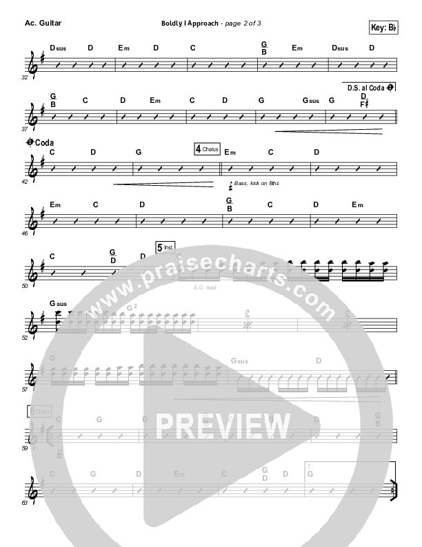 Boldly I Approach (The Art Of Celebration) Acoustic Guitar (Rend Collective)