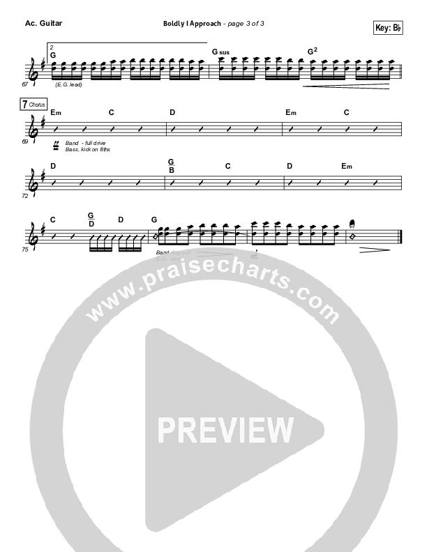 Boldly I Approach (The Art Of Celebration) Acoustic Guitar (Rend Collective)