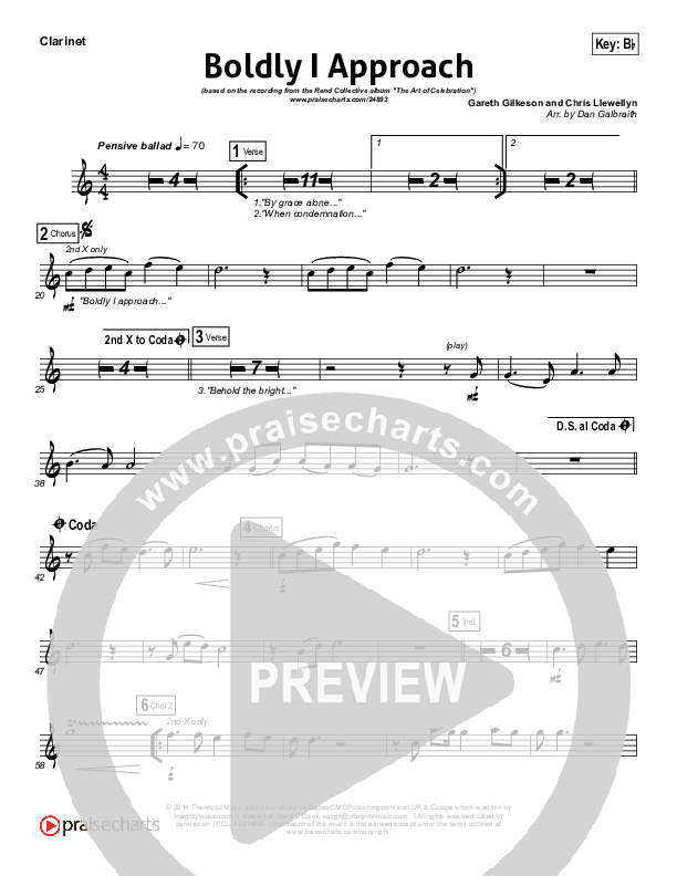 Boldly I Approach (The Art Of Celebration) Wind Pack (Rend Collective)