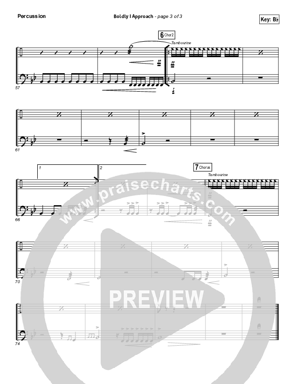 Boldly I Approach (The Art Of Celebration) Percussion (Rend Collective)