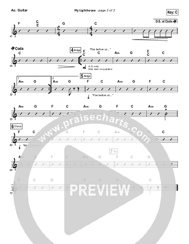 My Lighthouse Acoustic Guitar (Rend Collective)