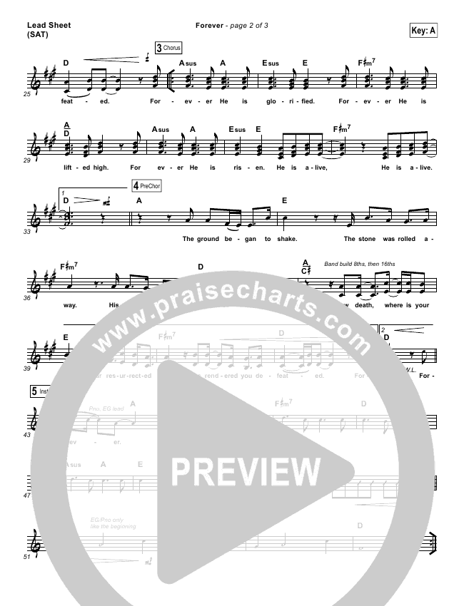 Forever Sheet Music (Kari Jobe) - PraiseCharts