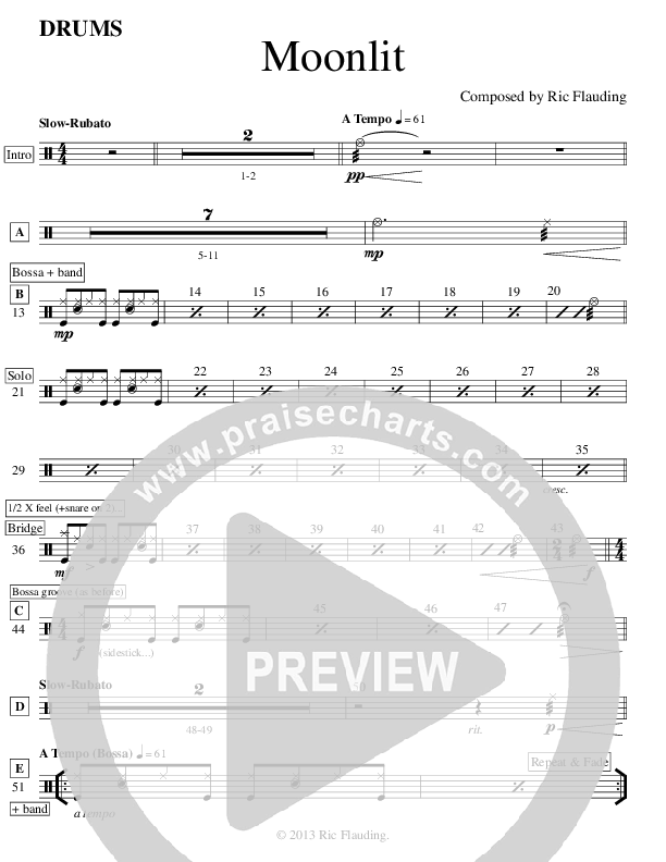 Moonlit (Instrumental) Drum Set (Ric Flauding)