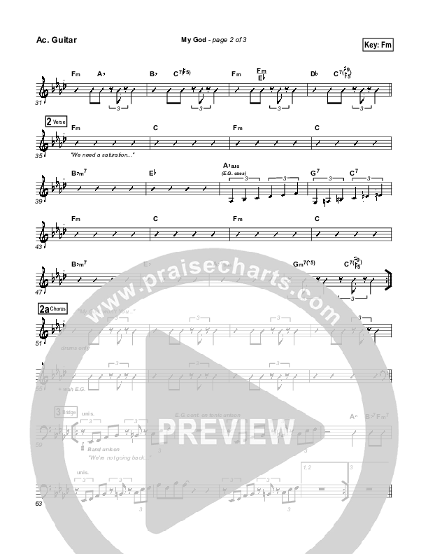 My God Acoustic Guitar (Bethany Music / Jonathan Stockstill)