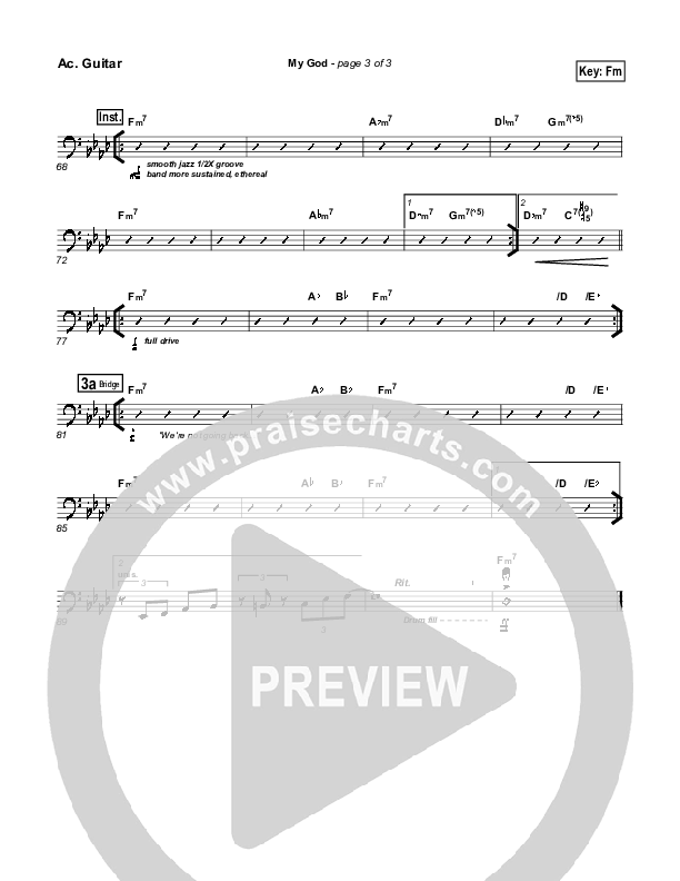 My God Acoustic Guitar (Bethany Music / Jonathan Stockstill)