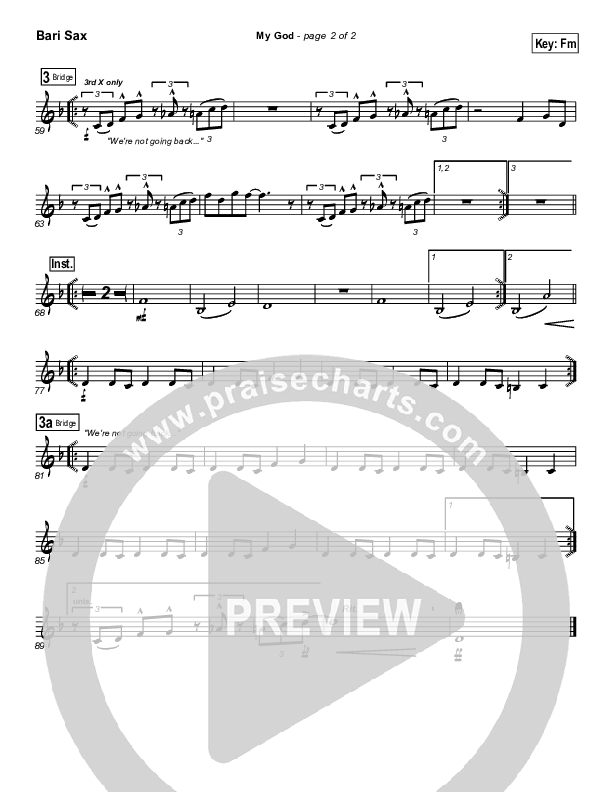 My God Bari Sax (Bethany Music / Jonathan Stockstill)