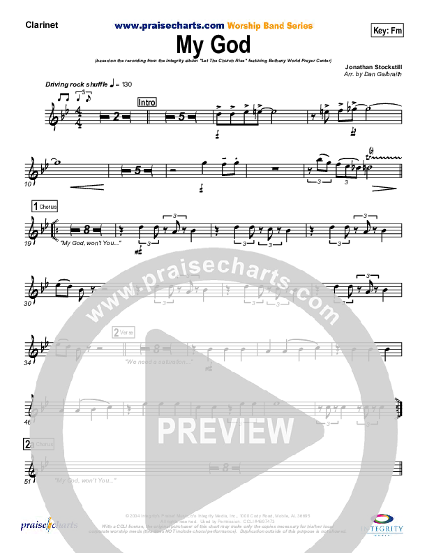 My God Wind Pack (Bethany Music / Jonathan Stockstill)