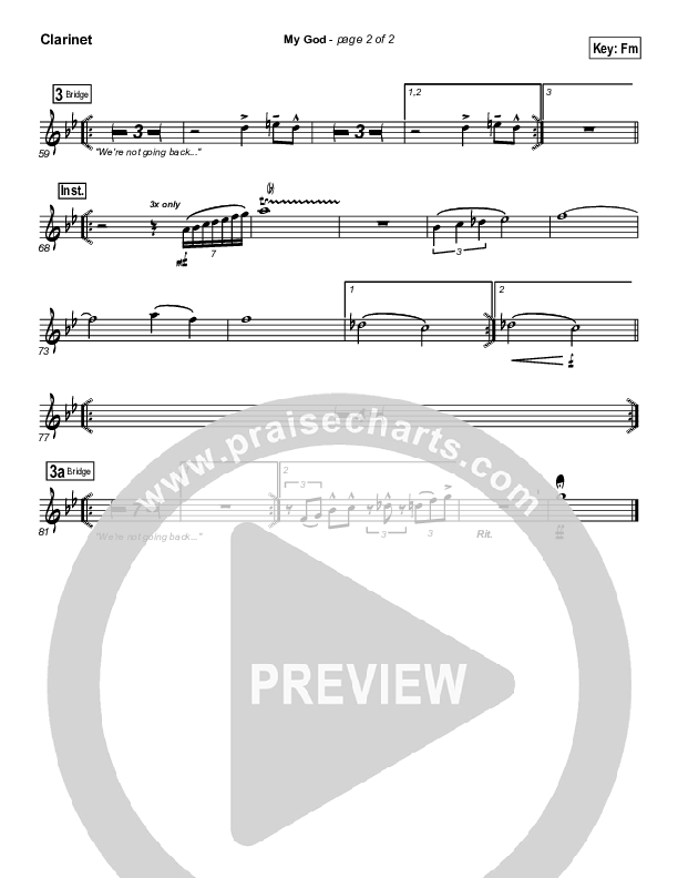 My God Clarinet (Bethany Music / Jonathan Stockstill)