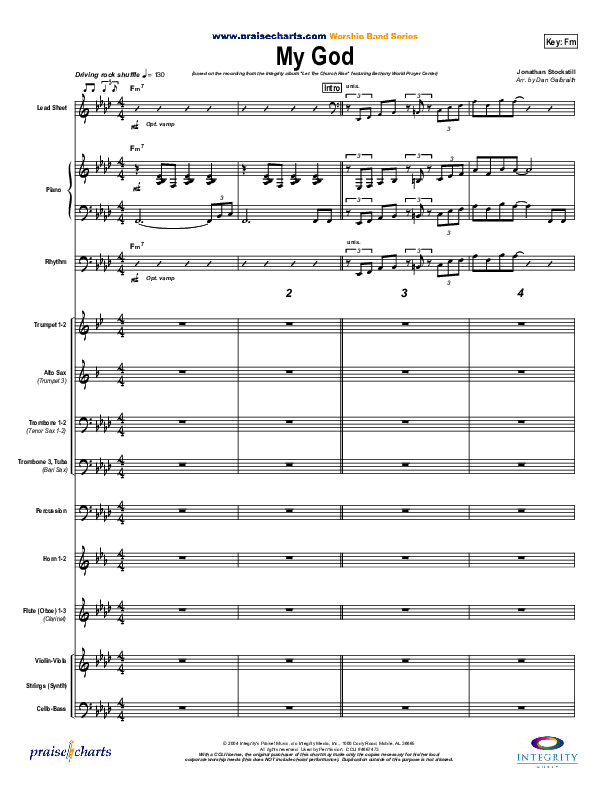 My God Orchestration (Bethany Music / Jonathan Stockstill)