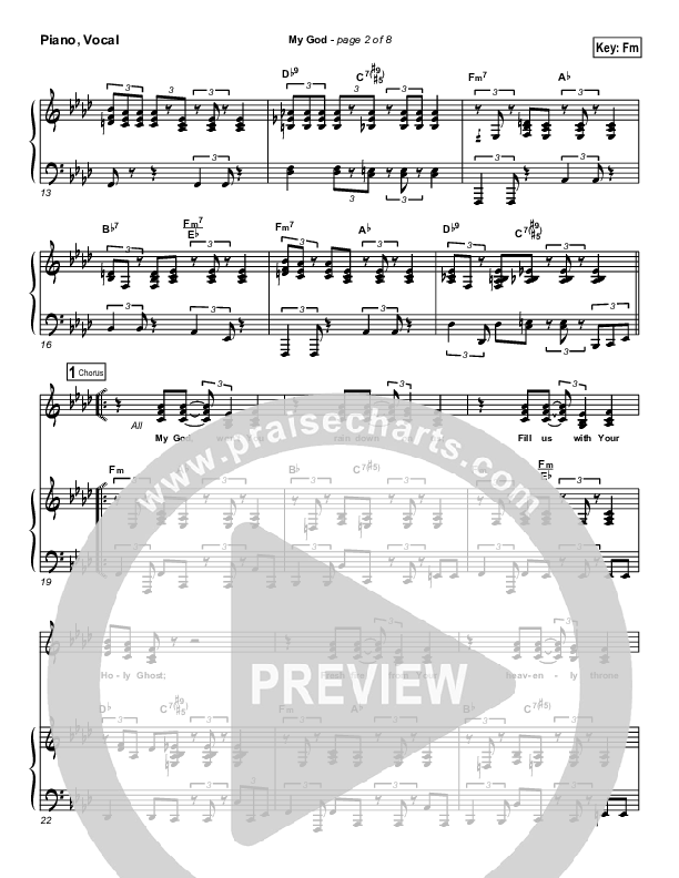 My God Lead & Piano (Bethany Music / Jonathan Stockstill)