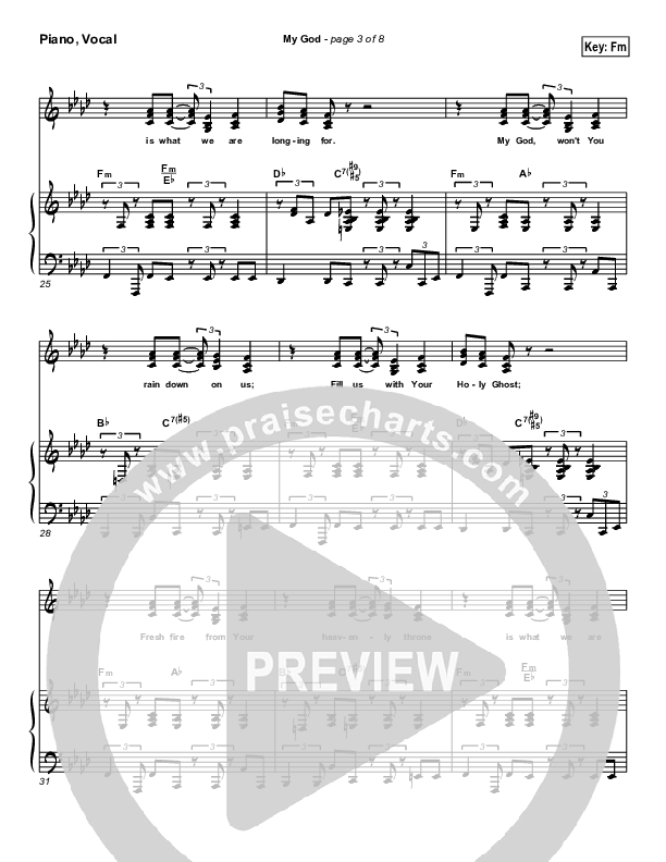 My God Lead & Piano (Bethany Music / Jonathan Stockstill)