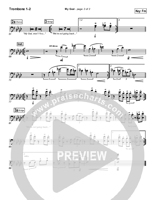 My God Trombone 1/2 (Bethany Music / Jonathan Stockstill)