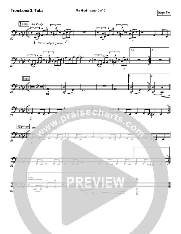 My God Trombone 3/Tuba (Bethany Music / Jonathan Stockstill)