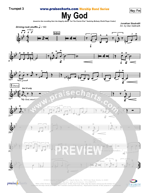 My God Trumpet 3 (Bethany Music / Jonathan Stockstill)