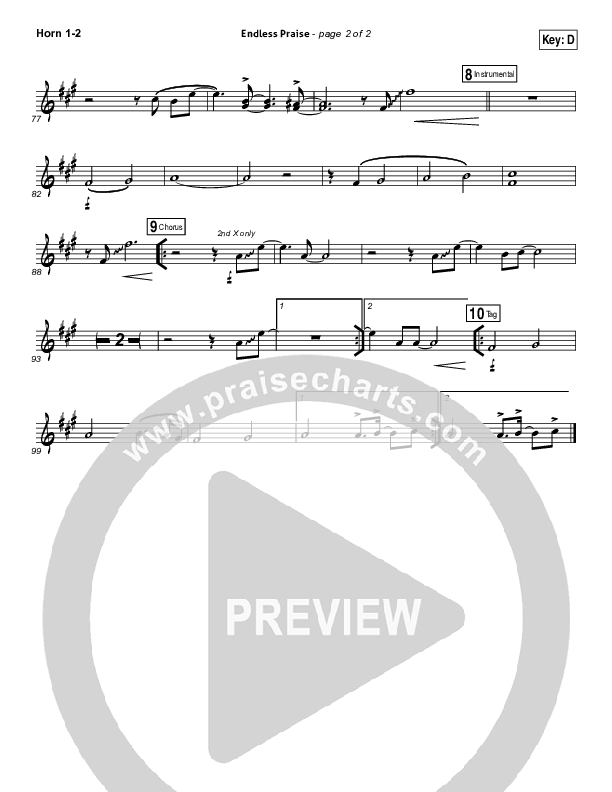 Endless Praise Brass Pack (Planetshakers)