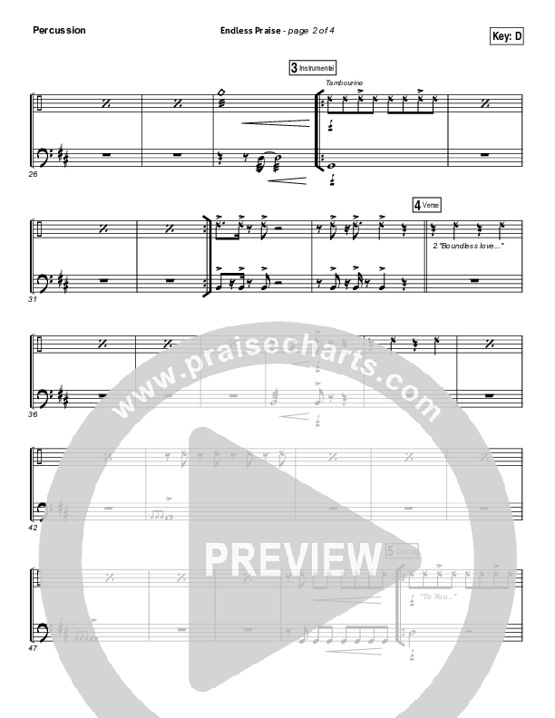 Endless Praise Percussion (Planetshakers)