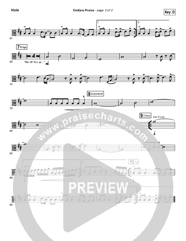 Endless Praise Viola (Planetshakers)