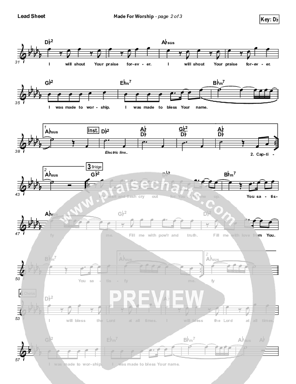 Made For Worship Lead (SAT) (Planetshakers)